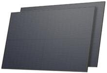 EcoFlow Solarpanel, starr, 2x450W, Wirkungsgrad 23%, IP68, 190,8x113,4x3cm, 2 Stück, schwarz (EFSOLAR450W-2)