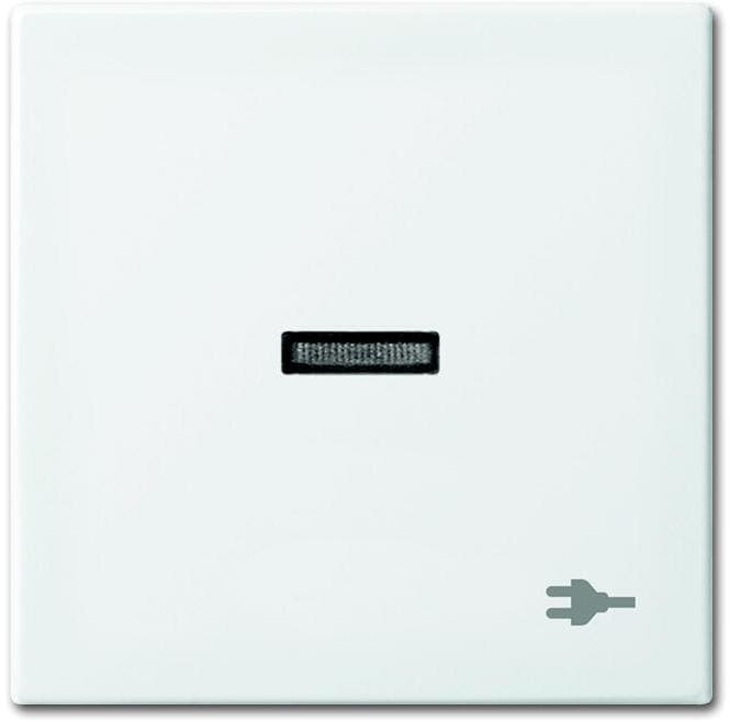 Busch-Jaeger 1789 ST-914 Wippe mit Aufdruck und kleiner transparenter Kalotte, Busch-balance Si, alpinweiß (2CKA001731A2018)