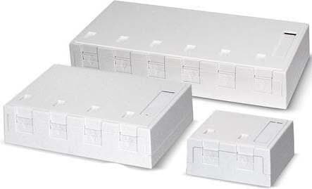 Dätwyler 418035 AP Anschlussdose 2x RJ45 Keystone