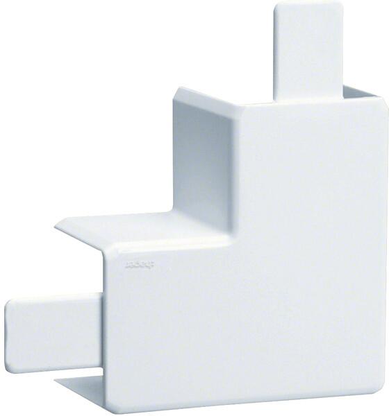 Hager LF4004059016 Flachwinkel halogenfrei zu Leitungsführungskanal LF 40x40mm verkehrsweiß