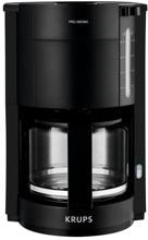 Krups Proaroma Filterkaffeemaschine, 1050 W, 1,25l, 10-15 Tassen, Schwenkfilter, schwarz