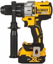 Dewalt Akku-Dreigang-Schlagbohrschrauber, bürstenlos, 18V, 5Ah, 2 Akkus, Schnellladegerät, schwarz gelb (DCD996P2-QW)