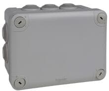 Schneider Electric Mureva BOX Abzweigdose, 10 Tüllen Ø25, 150x105x80mm (ENN05007)