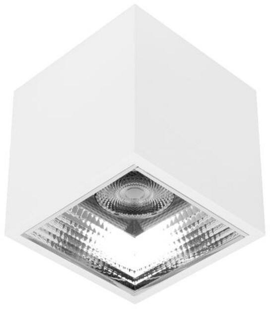 Brumberg APOLLO MAXI LED-Anbaudownlight, 4000 K, 2618 lm, 20,5 W, 55°, Reflektor silber/facettiert, schaltbar, quadratisch, weiß (43644174)