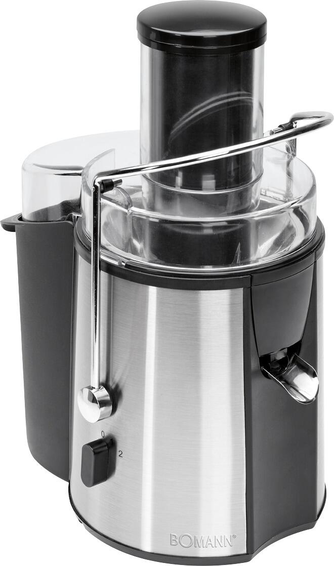 Bomann AE 1917 CB Profi-Automatik-Entsafter, 1000 W, 2 L, schwarz-inox (619171)
