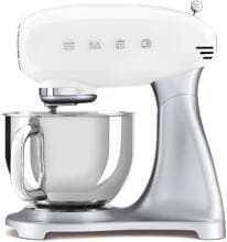 Smeg SMF04WHEU 50's Style Küchenmaschine, 800 W, 10 Geschwindigkeitsstufen, SmoothStart Funktion, weiß