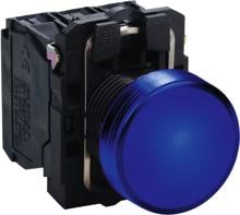 Schneider Electric XB5AVB6 LED-Leuchtmelder, blau, 22 mm