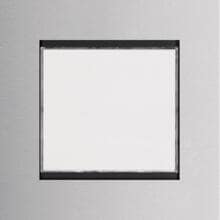 Hager LED-Info Modul, hinterleuchtet, 76x76 mm, Einbau, modesta/modular, Edelstahl Matt (REN707X)