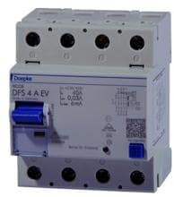 Doepke DFS4 040-4/0,03-EV Fehlerstromschutzschalter 040-4/0,03A, 4-Polig, Typ A (09134818)