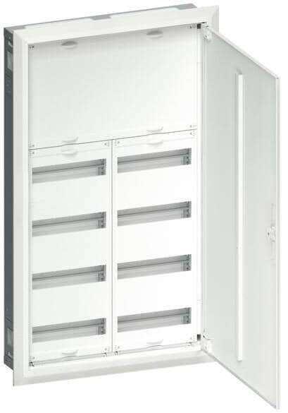 Hager FWU62N Feldverteiler Unterputz, IP30, SKII, 96 PLE, 2x6Reihen, Nischenmaß 957x565x115mm