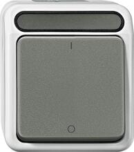 Merten MEG3644-8029 Ausschalter, Aquastar, 3‑polig, 16 AX, AC 400 V, lichtgrau