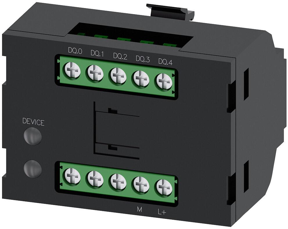 Siemens 3SU1400-1GC10-1AA0 Elektronikmodul für ID-Schlüsselschalter, schwarz, Betriebsspannung DC 24 V, Group-ID, Schraubanschluss, für Frontplattenbe