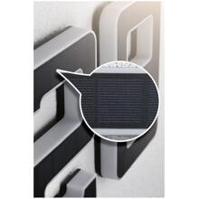 Paulmann Solar LED Hausnummernleuchte inkl. wechselbarer Akku IP44 3000K 6lm, schwarz