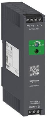 Schneider Electric ABLS1A24031 Spannungsversorgung, Modicon ABLS, Optimum, getaktet, 1-phasig, 100-240V AC, 24V DC, 3,1A, 75W