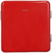 Exquisit CKB45-0-031F Mini Kühlschrank, 48,5 cm breit, 47 L, rot (PV)