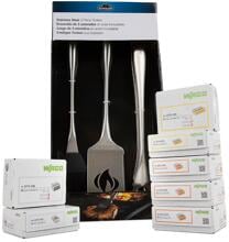 Wago PROFI-SET mit NAPOLEON Grillbesteck-Set und Steckklemmen, mehrfarbig (887-446)