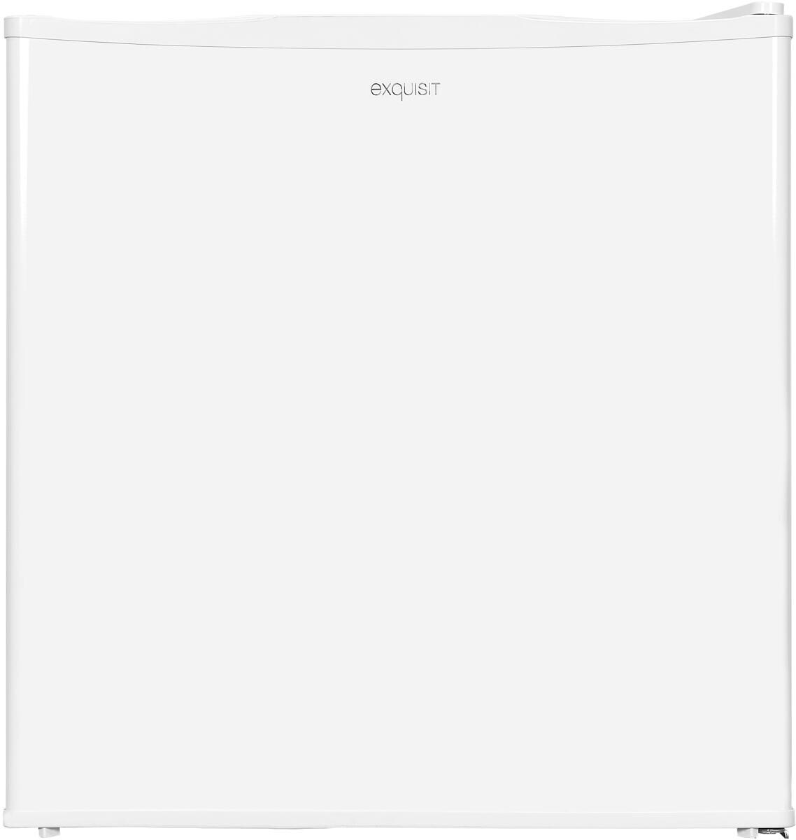 Exquisit Mini KB05-V-151E Mini Kühlschrank, 45 cm breit, 41 L, LED Beleuchtung, weiß