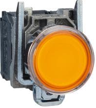 Schneider Electric XB4BW35B5 LED-Leuchtdrucktaster, gelb, 22 mm