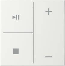 Busch-Jaeger LFMW/A.4.55.11-914 Taster für Keypad, Busch-balance® SI, 4-fach, Symbol Musiksteuerung, alpinweiß (2CKA006199A0343)