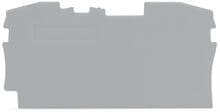 Wago 2006-1291 Abschluss- und Zwischenplatte, 57,5x32,9x1 mm, grau