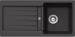 Schock Typos D-100S-A Granitspüle mit Ablauffernbedienung, Cristalite, reversibel, Onyx (TYPD100SAGON)