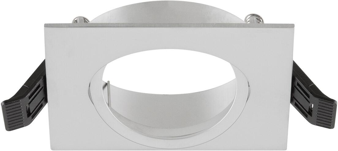 EVN COMPACTO68 MR16 Niedervolt Deckeneinbauleuchte, quadratisch, schwenkbar, IP20, max. 50W, chrom matt (834015)