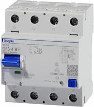Doepke DFS 4 025-4/0,30-B+ Fehlerstromschutzschalter, 25/0,3A, 4-polig, Typ B+ (09126895)