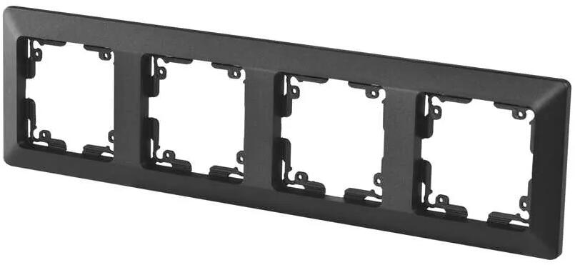 EMOS A6004.7 Rahmen, 4fach, anthrazit (1906300106)