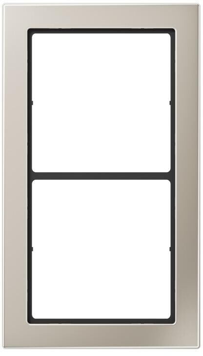 Rahmen 2-fach, edelstahl, FD Design, Jung FDES2982