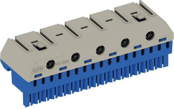 STRIEBEL & JOHN ZK175B N Quick-Steckklemme, 17x1,5-4mm², 5x2,5-25mm², blau (2CPX062755R9999)