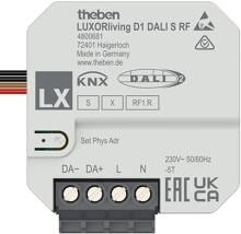 Theben LUXORliving D1 DALI S RF Funk DALI-Aktor 1-fach, DALI-2, Unterputz, Smart Home, Smart Start (4800681)