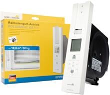 Schellenberg RolloDrive 105 Plus Rollladengurtantrieb, bis 10 m², elektrischer Gurtwickler Unterputz, weiß (22711)