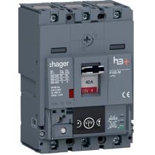 Hager HMS040NC Leistungsschalter h3+ P160 Energy 3P3D 40A 50kA CTC