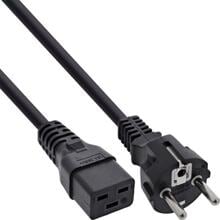 InLine Netzkabel 16A, Schutzkontakt gerade / Kaltgerätestecker IEC320/C19