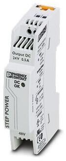 Phoenix Contact STEP-PS/48AC/24DC/0.5 Stromversorgung, 24VDC/0,5A, 21VA, 43-52V, IP20 (2868716)