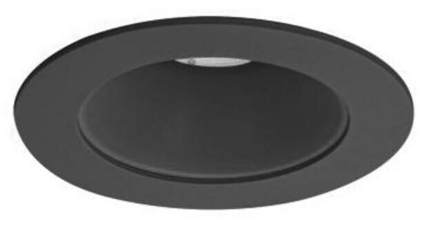 Brumberg DIOS MICRO LED-Einbaudownlight, Multilumen, rund, Ø 185mm, DALI dimmbar, 3000K, 7.9W, CRI>90, schwarz (40670183DA)