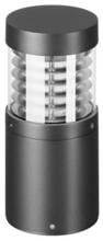 Brumberg ZAGAMI LED-Pollerleuchte 230V AC, 50Hz, IP54, 13W, 3000K, schaltbar, rund, graphit struktur 