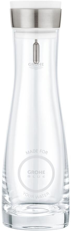 GROHE Glaskaraffe mit Deckel, 1 L (40405001)