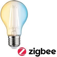 Paulmann Smart Home Zigbee Filament 230V LED Birne E27 470lm 4,7W, Tunable White, dimmbar, klar (50393)