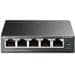 TP-Link TL-SG105PE 5-Port-Gigabit-Easy-Smart-Switch mit 4 PoE+-Ports, 5x10/100/1000Mbit/s RJ45-Ports, schwarz