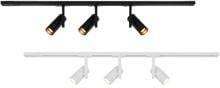 Nordlux Jerome Link 3-Kit Spot + 1m Schienensystem, 3xGU10, 8W, dimmbar, 320° Drehwinkel, Länge Schiene 1m