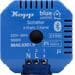 Kopp 864003010 Schalter 1-Kanal, 3-Draht, mit Bluetooth Mesh-Technologie, Blue-control Schaltaktor, blau, 5 Stück