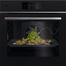AEG TE8PB73ZAT 7000 MealAssist A++ Einbaubackofen, 60 cm breit, 71 L, Pyrolyse, WLAN, Touch Display, Matt Black