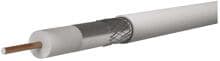 EMOS S5381E Koaxialkabel CB130, 2-fach geschirmt, Schirmabdeckung 28 %, Innenbereich, 100m PVC-Folie, weiß (2305130010)