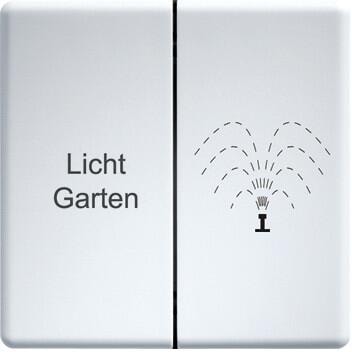 Eltako DW-FT4CH-@ Doppelwippe für Funktaster 60x60mm, Schweizer Design (30000963)