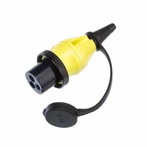 Victron Landstromstecker 32A mit Klappverschluss für Landstrom-Kabel, gelb (SHP303204000)