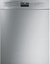 Smeg LSP324BQX Unterbau-Geschirrspüler, 60 cm breit, 14 Maßgedecke, Total Aqua-Stop, Edelstahlfront mit Anti-Finger-Protektion