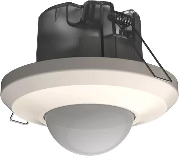 Theben LUXA 104 S360-200-24 DE-UP WH Präsenzmelder (PIR) Deckenmontage Unterputz / Deckeneinbau innen, 360° rund, max. 24 m, 2 Kanäle Licht, weiß 1040