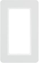 Berker 13096189 Rahmen, 1-fach, mit großem Ausschnitt, senkrecht, Q.7, polarweiß samt