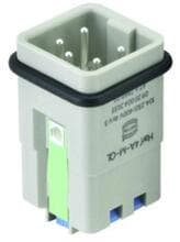 Harting Stifteinsatz, 10A, 4 Kontakte, männlich, Quick Lock Anschluss (09200042633)